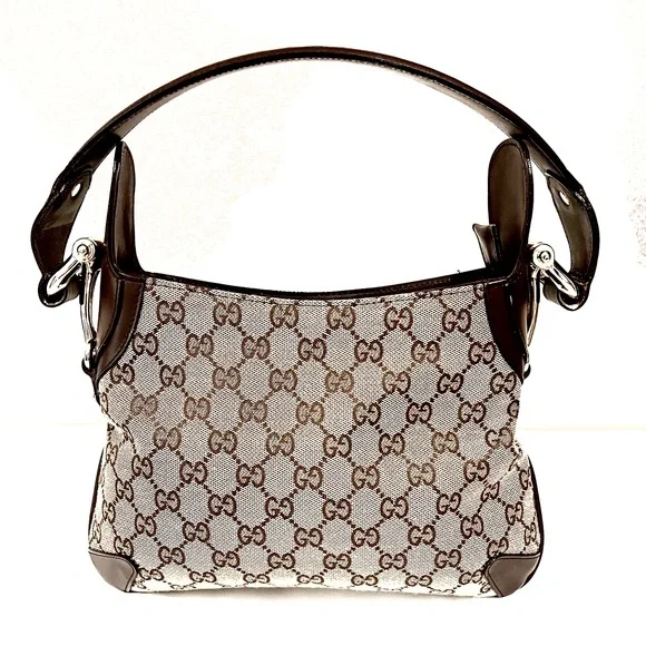 Gucci GG Creole HoBo in canvas and leather trim - Picture 5 of 14